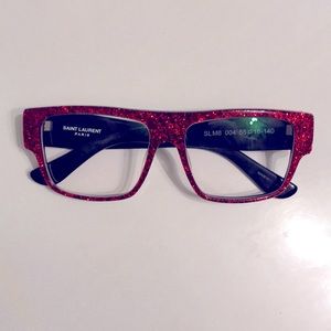 YSL Glitter Red Yves Saint Laurent Glasses